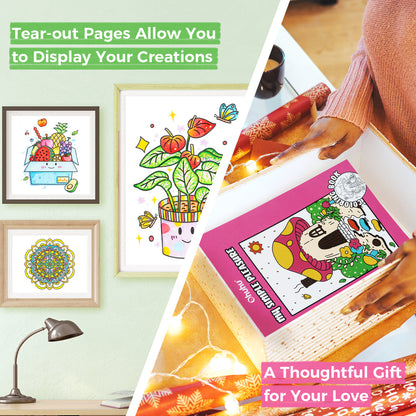 Ohuhu Double-Sided Bleedproof Coloring Book