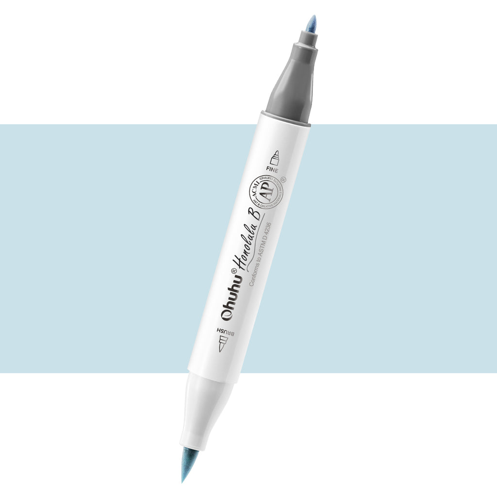 Ohuhu Honolulu B B03 (Replace B030) Individual Marker, Brush & Fine
