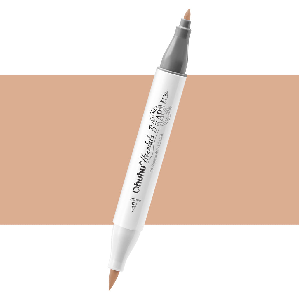 Ohuhu Honolulu B E49 (Replace Y145) Individual Marker, Brush & Fine