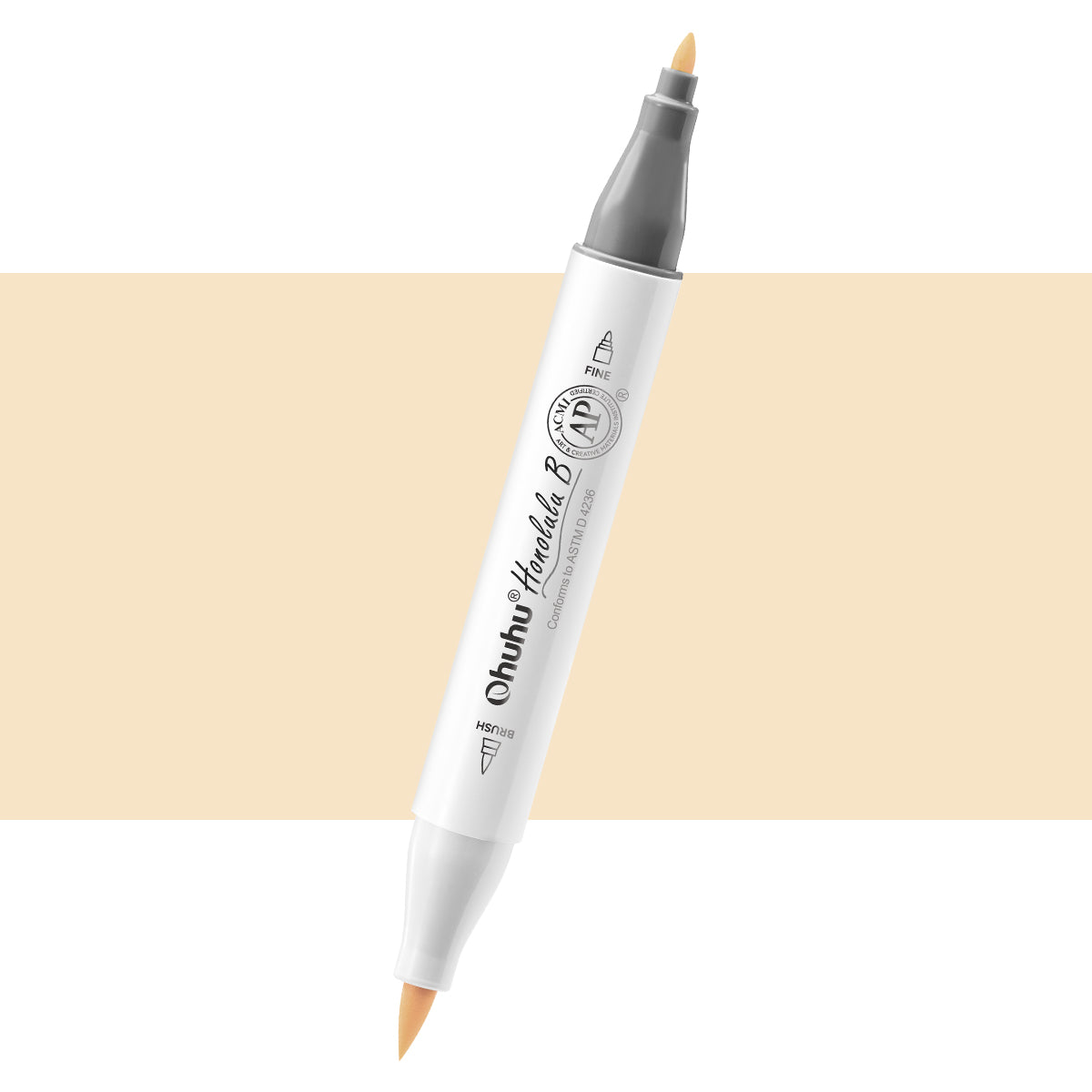 Ohuhu Honolulu B Y43 (Replace YR212) Individual Marker, Brush & Fine