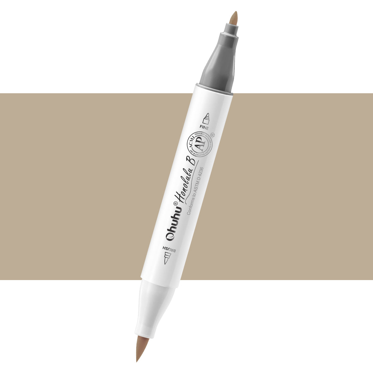 Ohuhu Honolulu B E111 (Replace YG100) Individual Marker, Brush & Fine