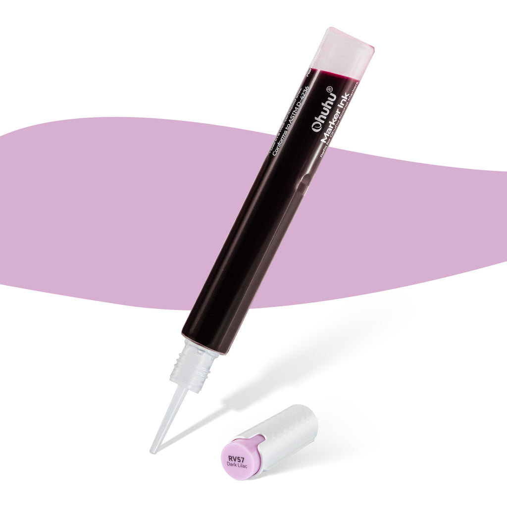 Ohuhu Marker Ink RV57 / V160 / V185 Refill for Alcohol marker