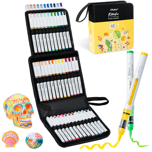 Ohuhu Kahuku Series Direct-ink Acrylic Paint Markers