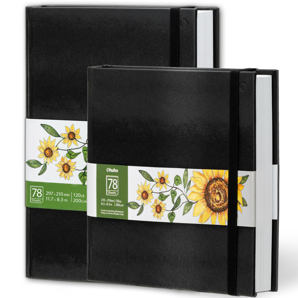 Ohuhu Marker Pads Art Sketchbooks for Markers, 2 Pack