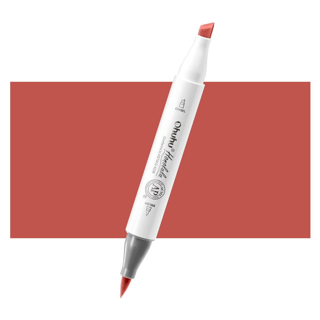 Ohuhu Honolulu R2 / R014 Individual Marker, Brush & Chisel