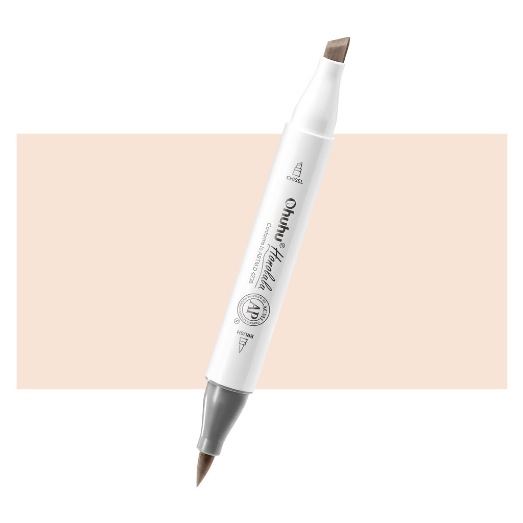 Ohuhu Honolulu R18 / YR04 Individual Marker, Brush & Chisel