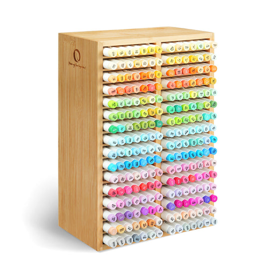 Ohuhu Bamboo Marker Organizer