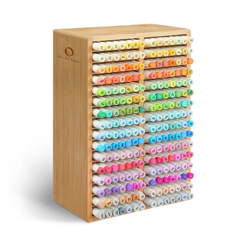 Ohuhu Bamboo Marker Organizer