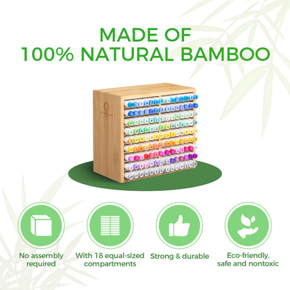 Ohuhu Bamboo Marker Organizer