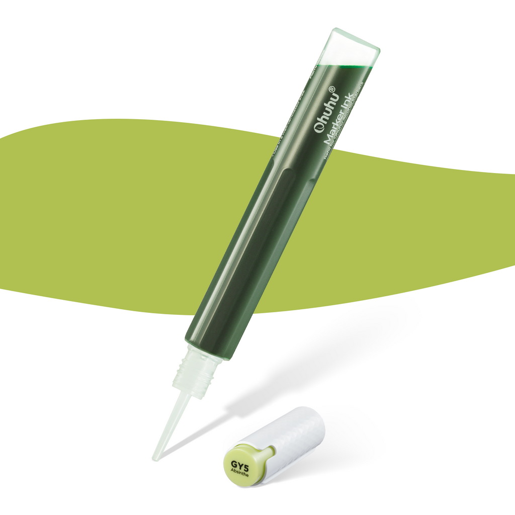 Ohuhu Marker Ink YG211 / GY5 Refill for Alcohol marker