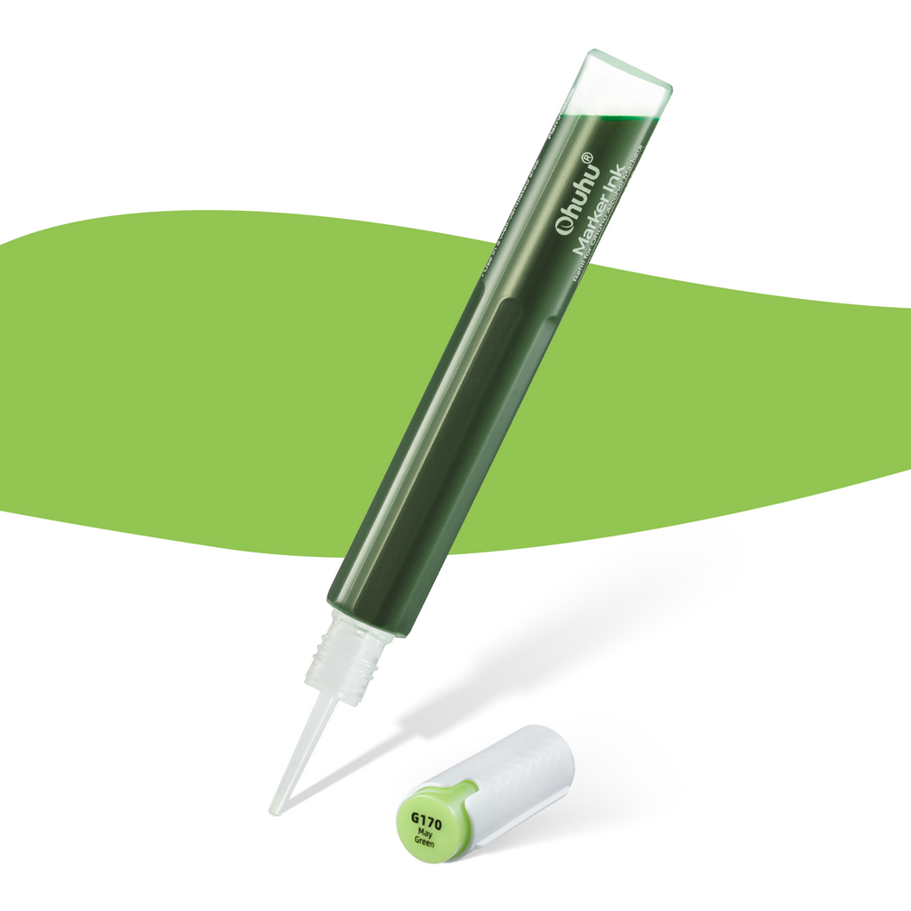 Ohuhu Marker Ink YG610 / G494 / G170 Refill for Alcohol marker