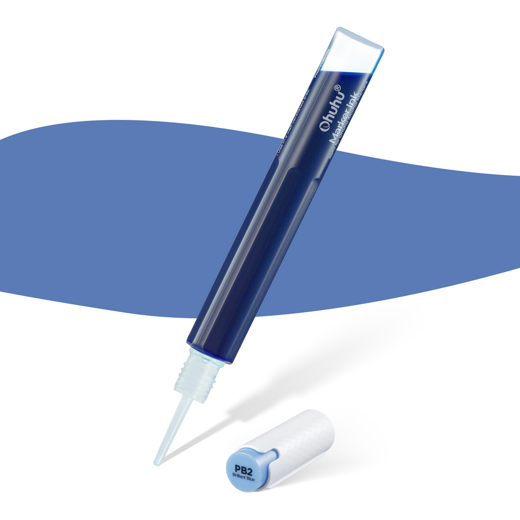 Ohuhu Marker Ink BV310 / B575 / PB2 Refill for Alcohol marker