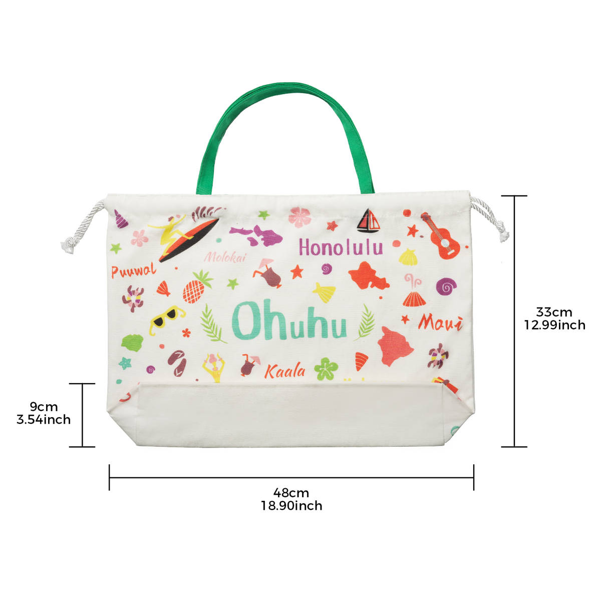 Ohuhu Canvas Gift Bag for Multi-purpose, Available in Two Sizes