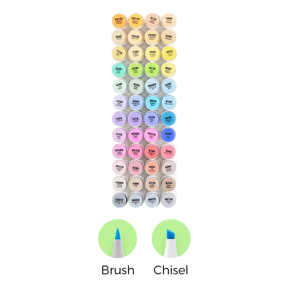 Ohuhu Honolulu Brush Markers - Small Set